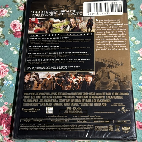 SEABISCUIT _ The Movie 🍿📀 and PBS DVD VIDEO. Both unopened, new. Documentary. - Picture 5 of 8